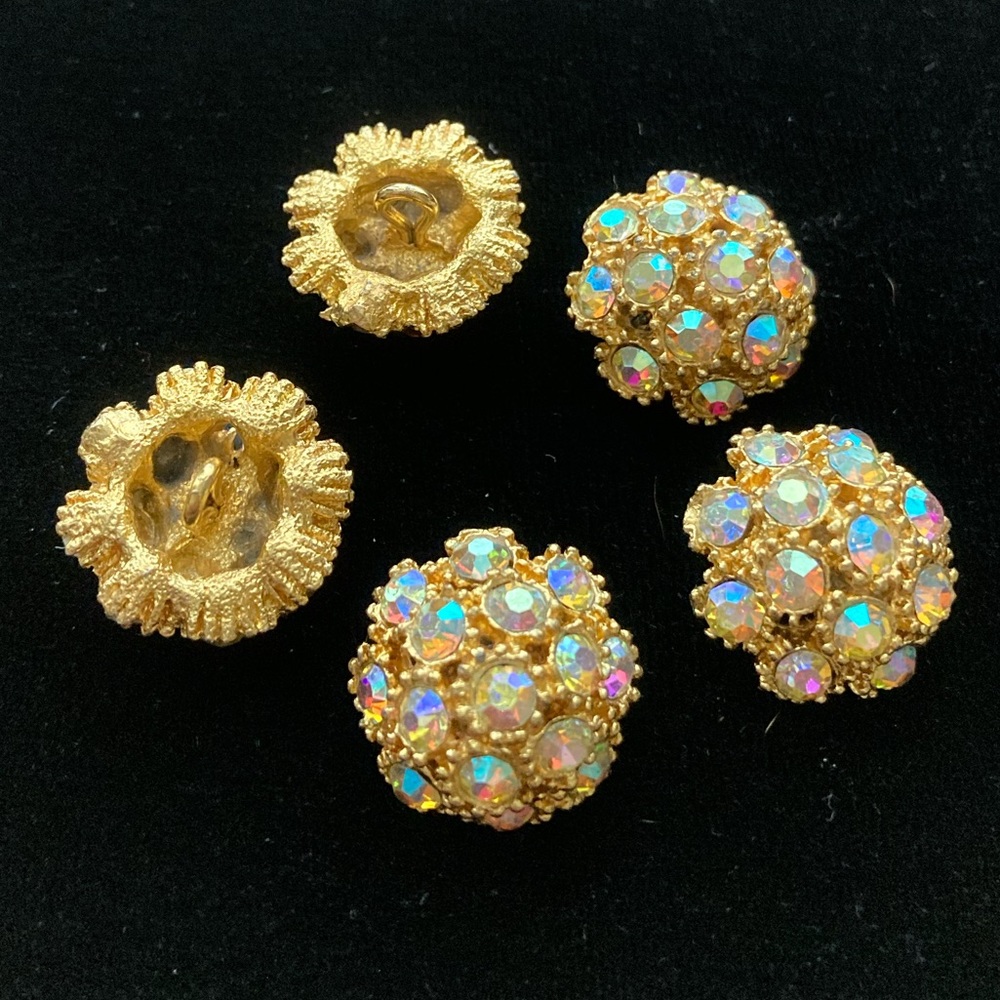 Vintage Rhinestone/Crystal Buttons - Picture 3 of 5